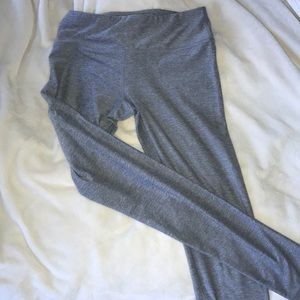 Grey high waisted leggings
